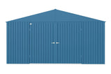 Shed, 14x12, Grey, Blue - Item 0003186 Z5