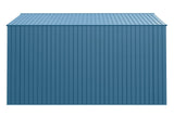 Shed, 14x12, Grey, Blue - Item 0003186 Z5