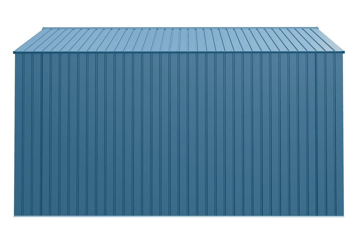 Shed, 14x12, Grey, Blue - Item 0003186 Z5