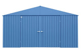 Shed, 14x14, Grey, Blue - Item 0003192 O1
