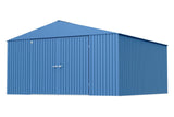 Shed, 14x14, Grey, Blue - Item 0003192 O1