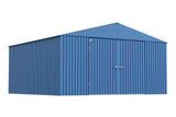 Shed, 14x14, Grey, Blue - Item 0003192 O1