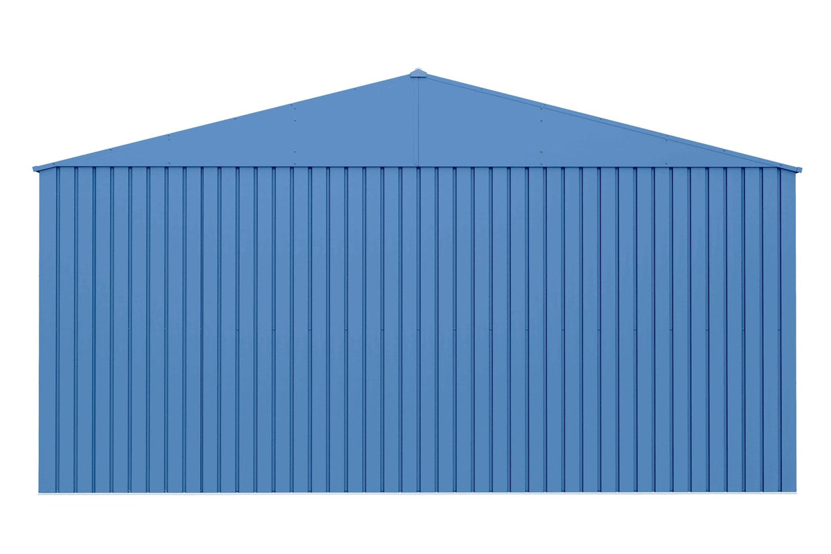 Shed, 14x14, Grey, Blue - Item 0003192 O1