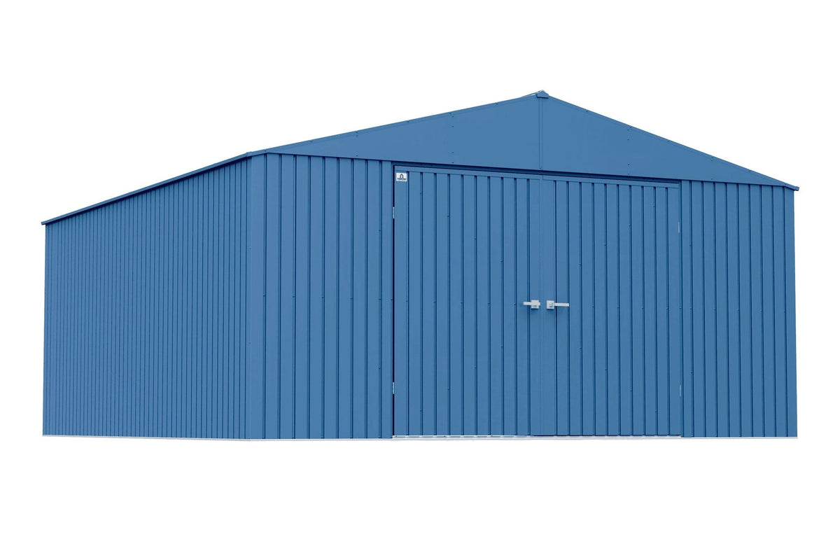 Shed, 14x16, Grey, Blue - Item 0003232 G4