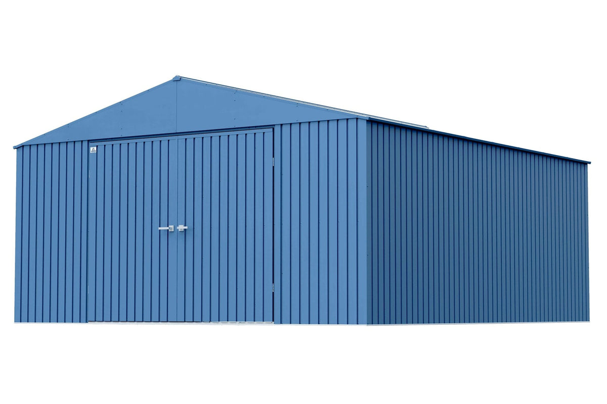 Shed, 14x16, Grey, Blue - Item 0003232 G4