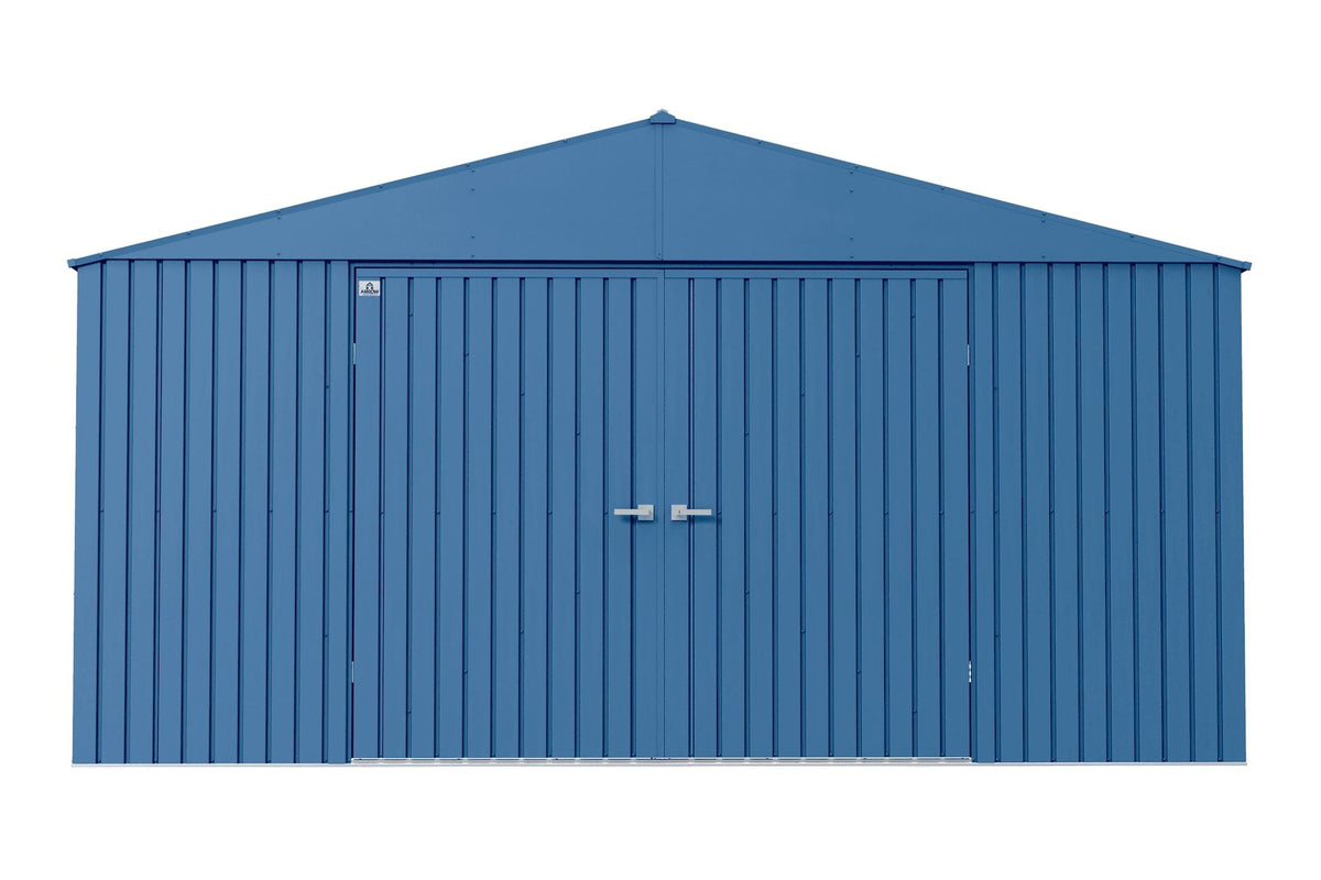 Shed, 14x16, Grey, Blue - Item 0003232 G4