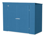 Shed, 8-ft, 4-ft, Grey, Blue - Item 0003295 Z9
