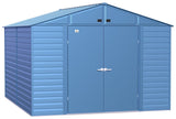 Shed, 10-ft, 12-ft, Grey, Blue - Item 0003196 Z4