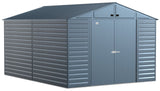 Shed, 10-ft, 14-ft, Grey, Blue - Item 0003236 M1