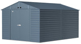 Shed, 10-ft, 14-ft, Grey, Blue - Item 0003236 M1