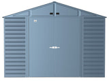 Shed, 10-ft, 14-ft, Grey, Blue - Item 0003236 M1