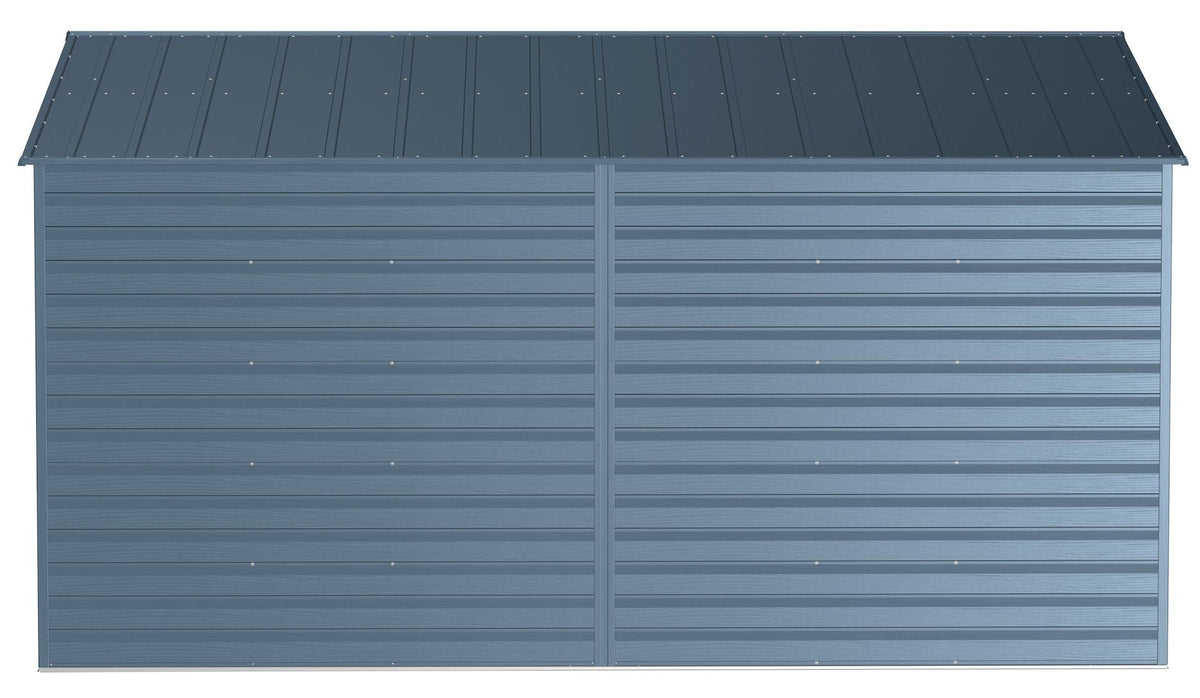Shed, 10-ft, 14-ft, Grey, Blue - Item 0003236 M1