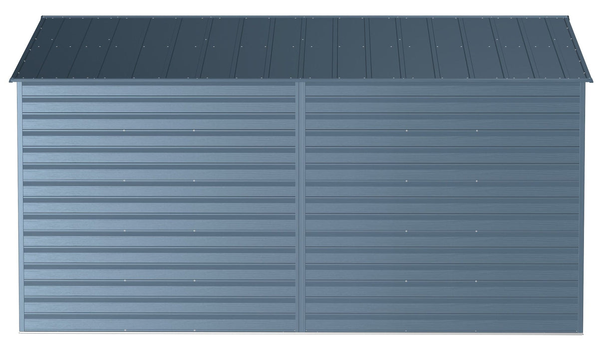 Shed, 10-ft, 14-ft, Grey, Blue - Item 0003236 M1