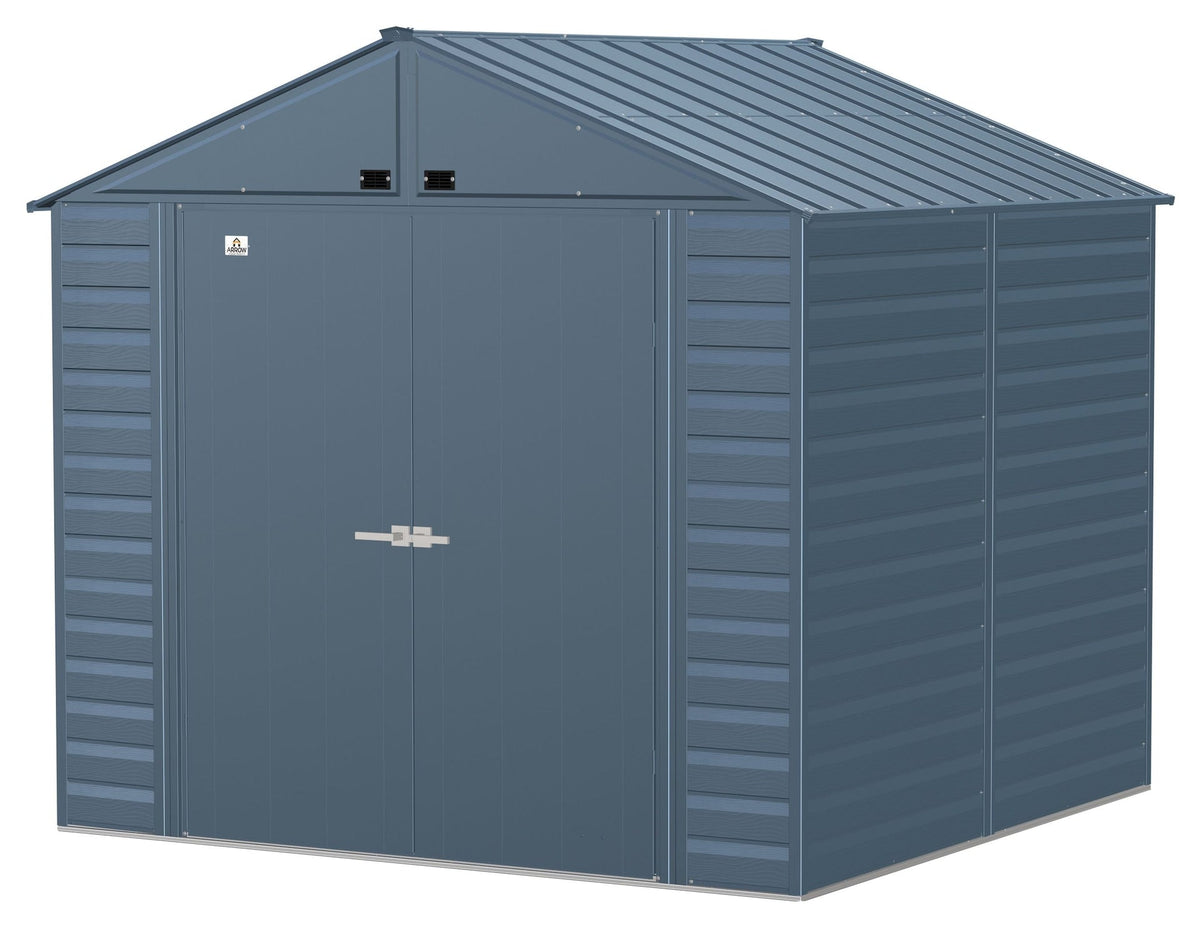 Shed, 8-ft, Grey, Blue - Item 0003280 R5