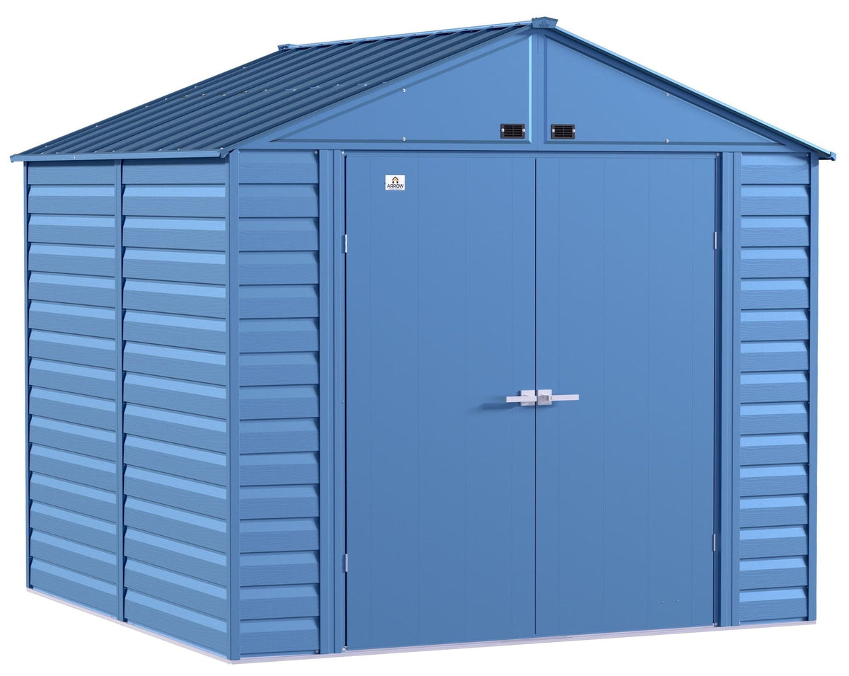 Shed, 8-ft, Grey, Blue - Item 0003280 R5