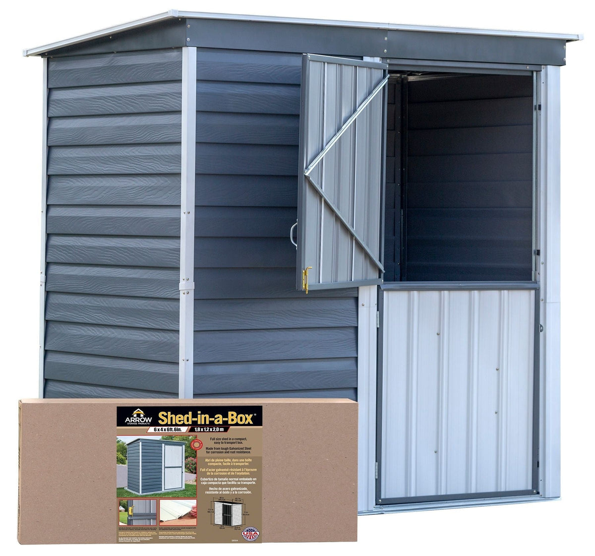 Shed, 6-ft, 4-ft - Item 0003242 V6