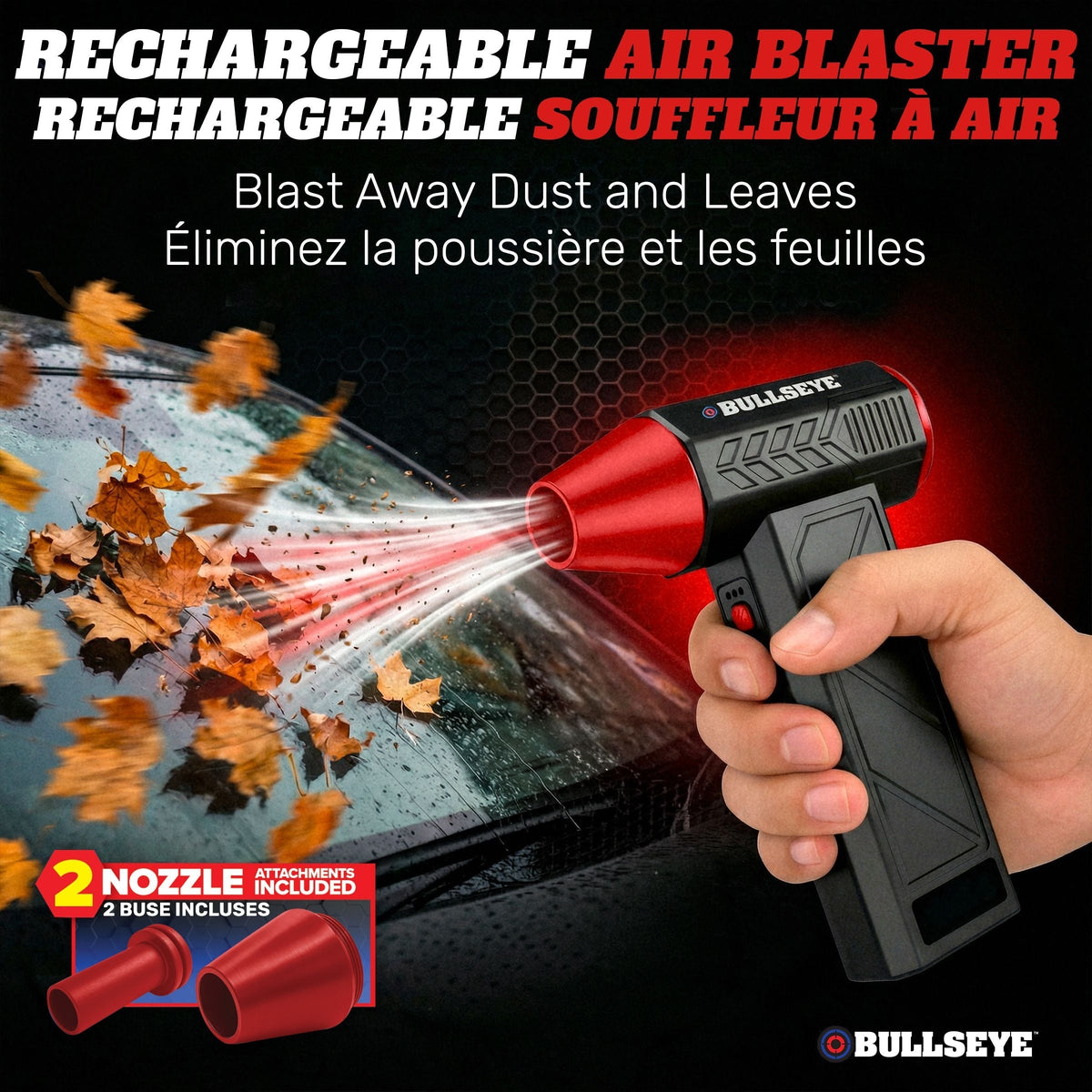 Leaf Blower, 7.4V, Rechargeable - Item 0003348 X9