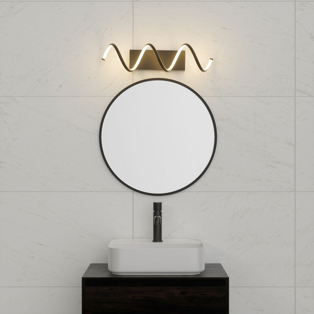 Vanity Lights, 16W, Black - Item 0001991 X4