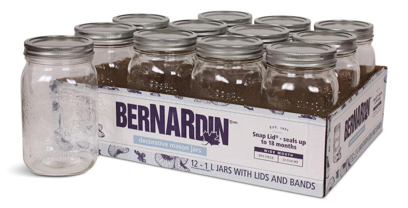 Food Organizers, 1 L, 12 Count, Glass - Item 0006881 J9