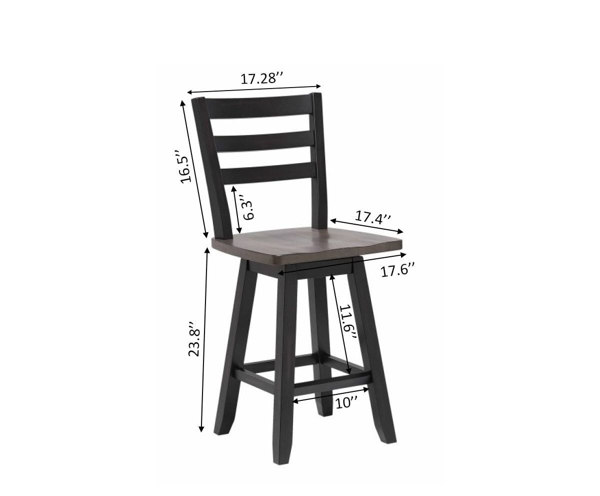 Kitchen & Dining Room Furniture, 2-pc, Grey - Item 0008434 K2