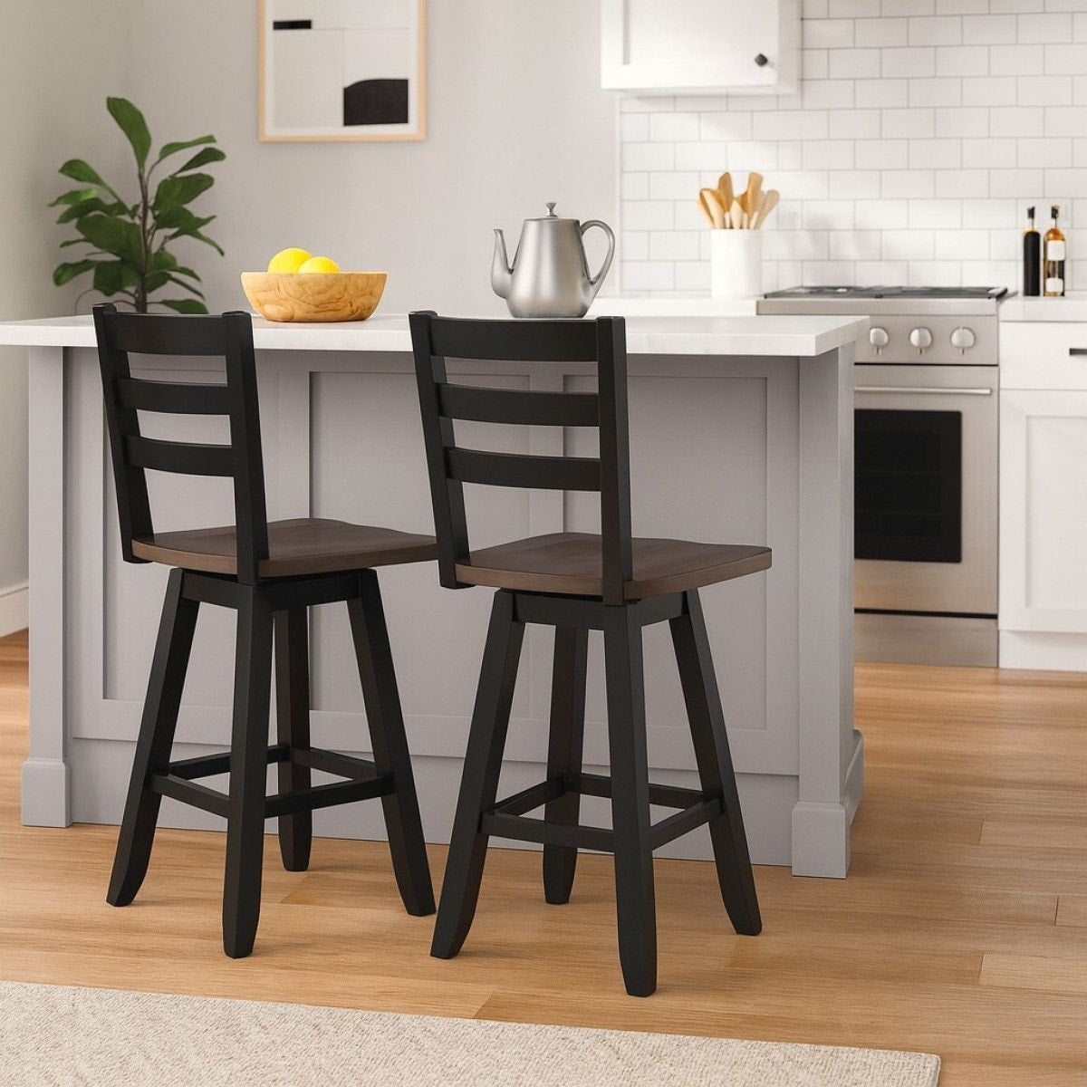 Kitchen & Dining Room Furniture, 2-pc, Grey - Item 0008434 K2