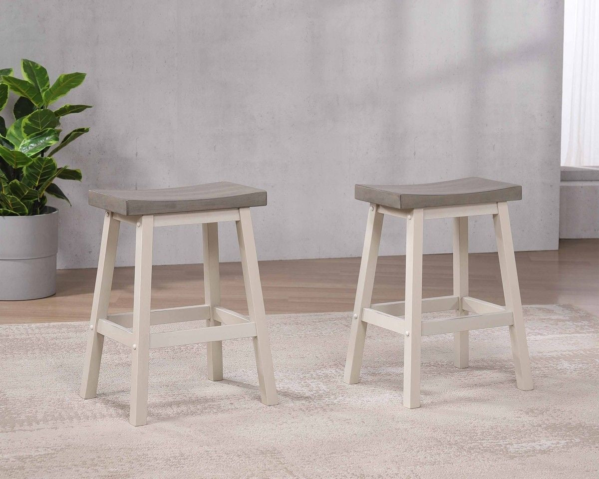 Kitchen & Dining Room Furniture, 2-pc, White, Grey - Item 0008456 P5