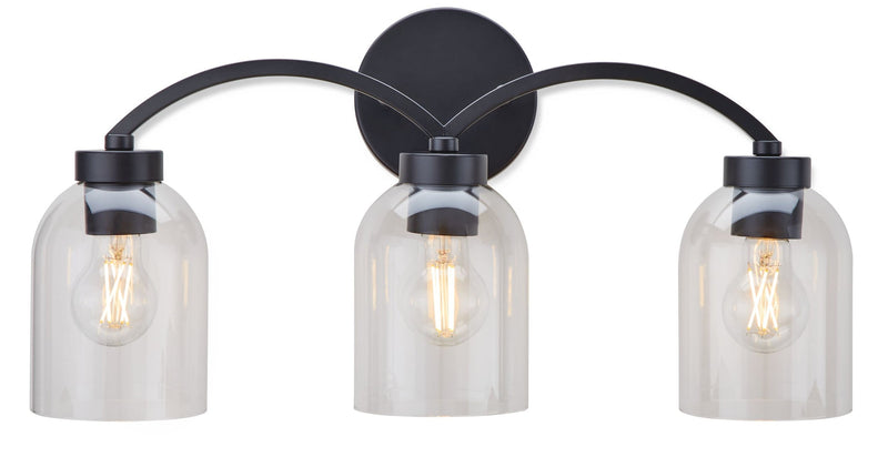 Vanity Lights, Glass, Black - Item 0001986 V2