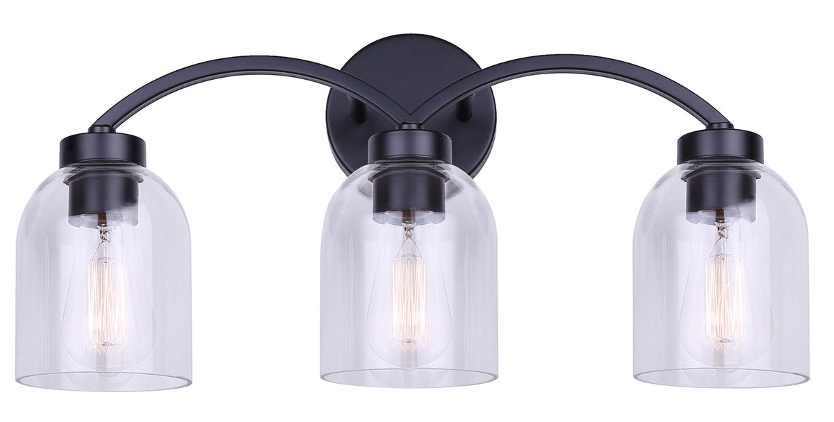 Vanity Lights, Glass, Black - Item 0001986 V2