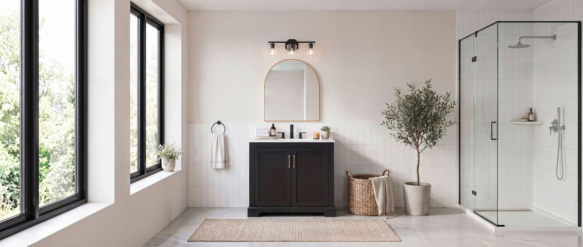 Vanity Lights, Glass, Black - Item 0001987 U2