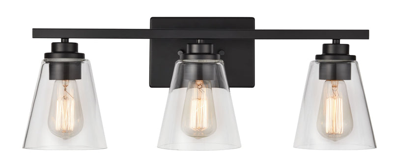 Vanity Lights, Glass, Black, Clear - Item 0001951 C3