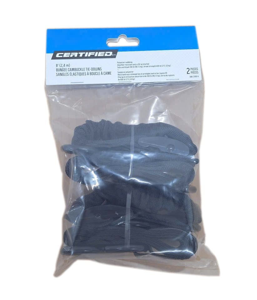 Roof Racks, Carriers & Cargo Management, 600-lb, 8-ft, 2-pk, Black - Item 0000666 Z1
