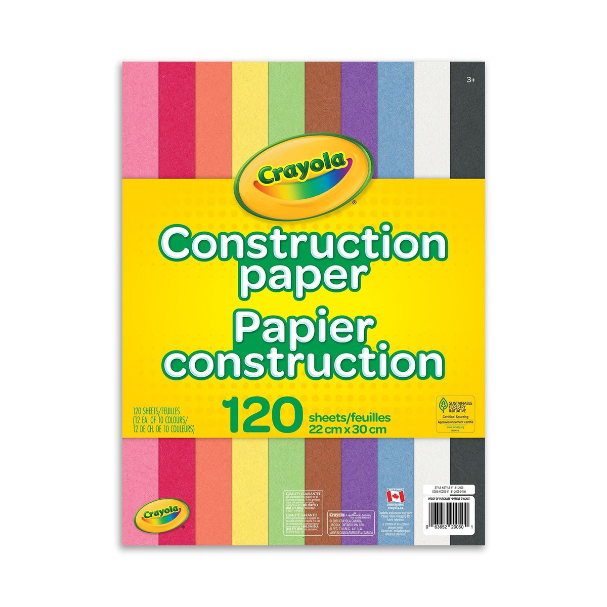 Arts & Crafts Supplies, 120 Count, Paper - Item 0010981 L0