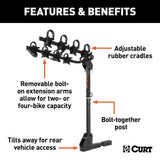 Roof Racks, Carriers & Cargo Management, 2-in, Black - Item 0000694 O2