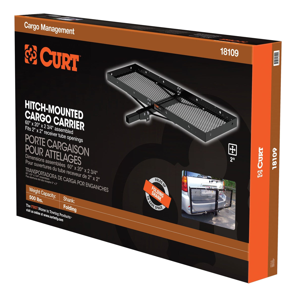 Roof Racks, Carriers & Cargo Management, 60 x 20, 500-lb - Item 0000698 S2