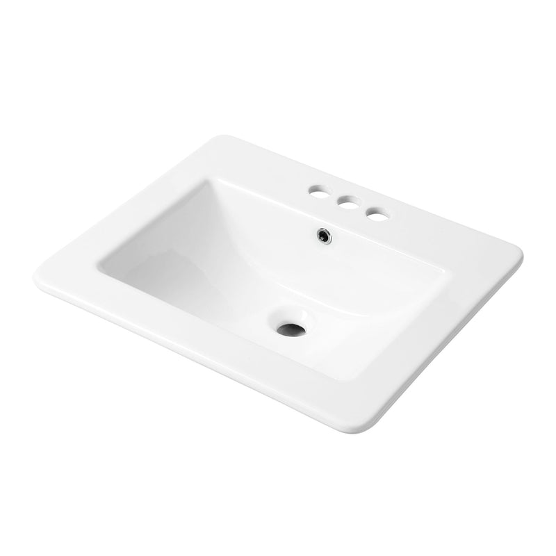 Bathroom Sinks, 21 x 18.5, White - Item 0002011 G8