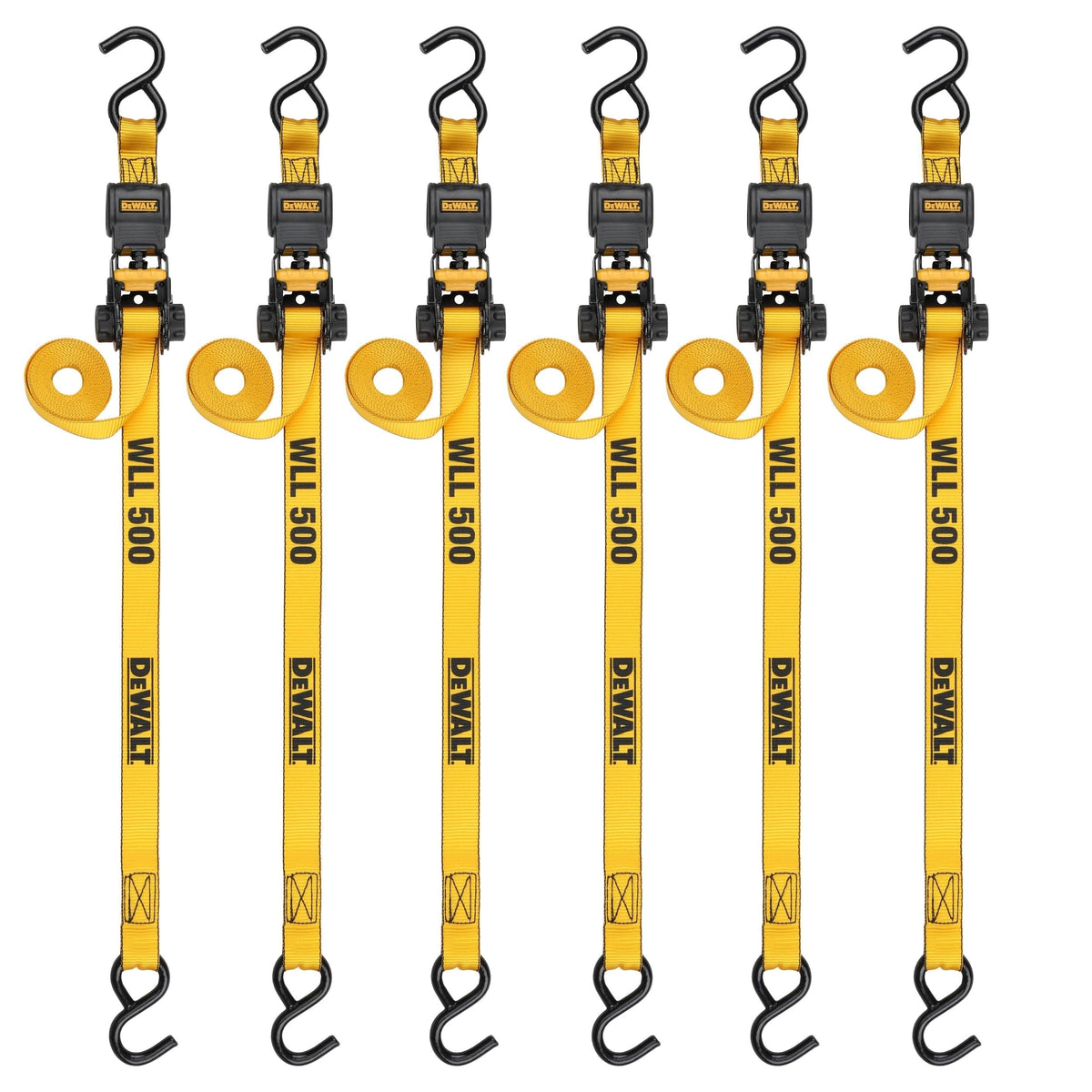 Roof Racks, Carriers & Cargo Management, 1,500-lb, 1-in, 10-ft, 6-pk, Yellow - Item 0000720 E7