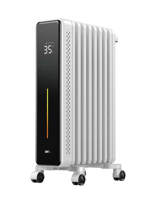 Space Heater, 1500W, Electric, Digital, White - Item 0001742 B2