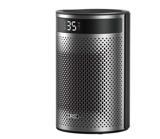 Space Heater, 1500W, Portable, Ceramic, Indoor, Black - Item 0001741 W1