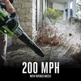 Leaf Blower, 56V, 5.0AH, 320W, Brushless, Cordless - Item 0003327 H5