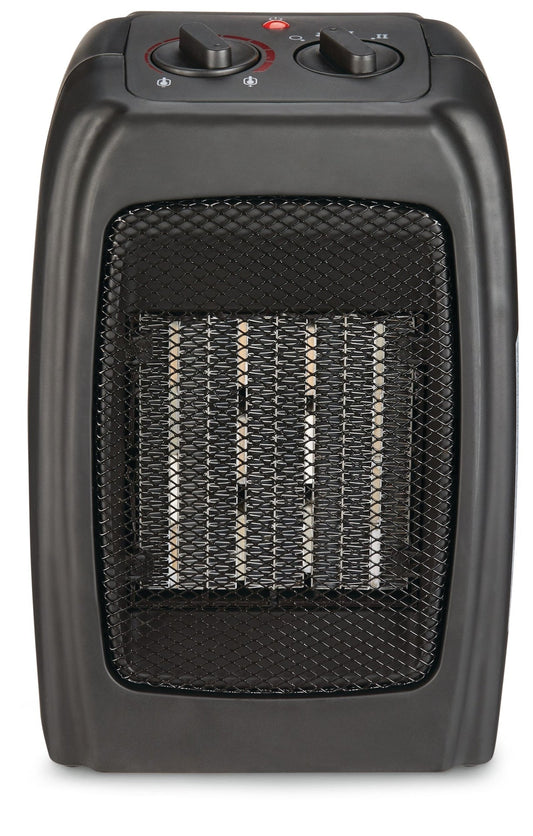 Space Heater, 1500W, Portable, Ceramic, Black - Item 0001735 I4