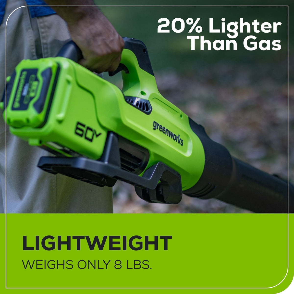 Leaf Blower, 60V, 2.5Ah - Item 0003330 Y7