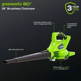 Cordless Leaf Blowers, 40 V - Item 0003360 Y2