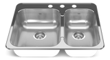 Kitchen Sinks & Faucets, 27.25-in, 20.56-in, Stainless Steel - Item 0008579 F2