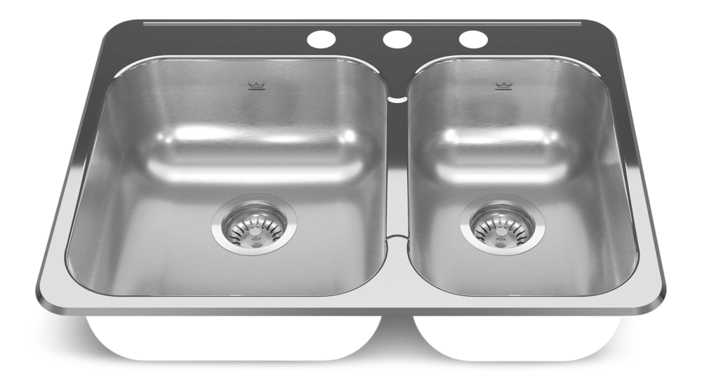 Kitchen Sinks & Faucets, 27.25-in, 20.56-in, Stainless Steel - Item 0008579 F2