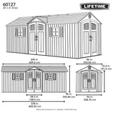 Sheds, 20 x 8, Outdoor - Item 0003223 H6