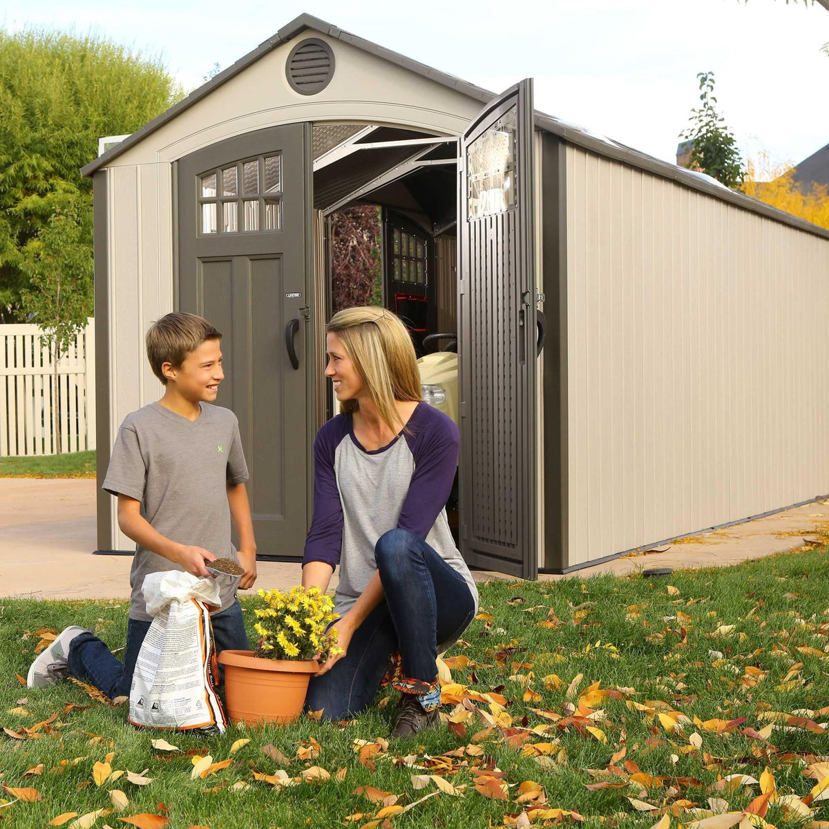 Sheds, 20 x 8, Outdoor - Item 0003223 H6