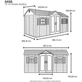 Shed, 8-ft, 15-ft, Outdoor - Item 0003239 Q3