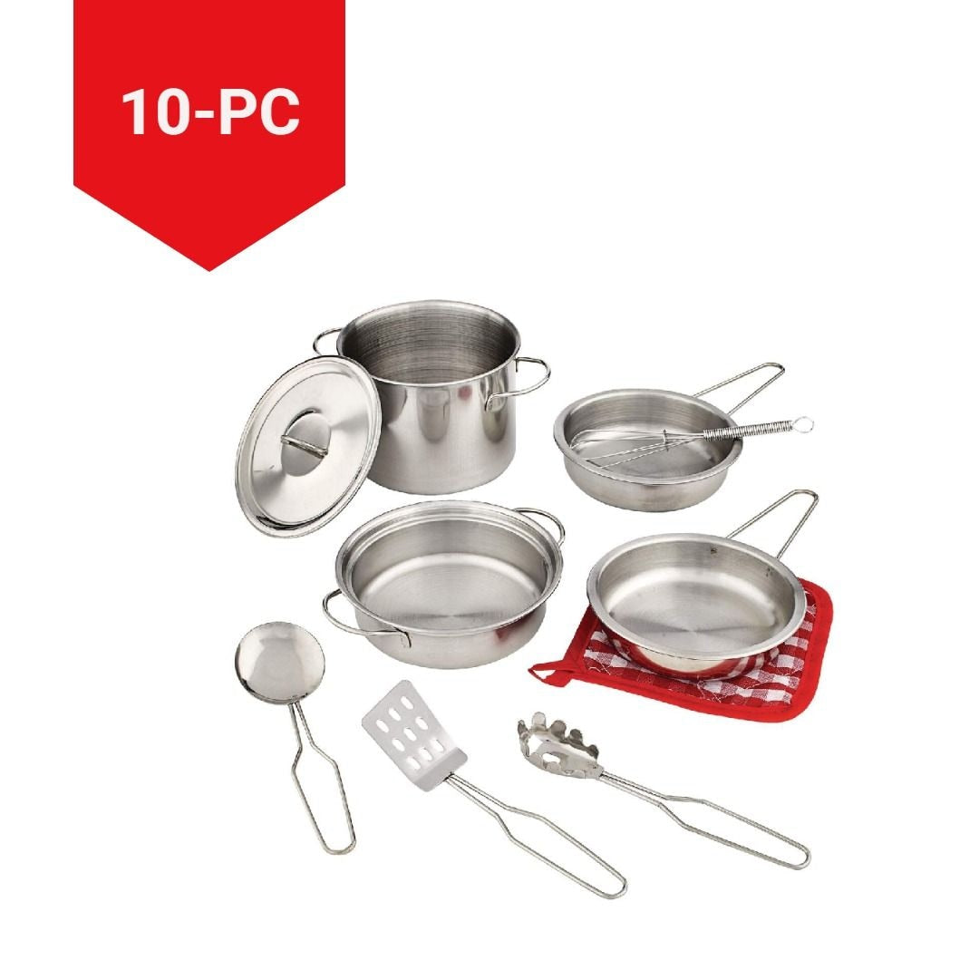 Pretend Play, 10 pc, Stainless Steel - Item 0011069 E4