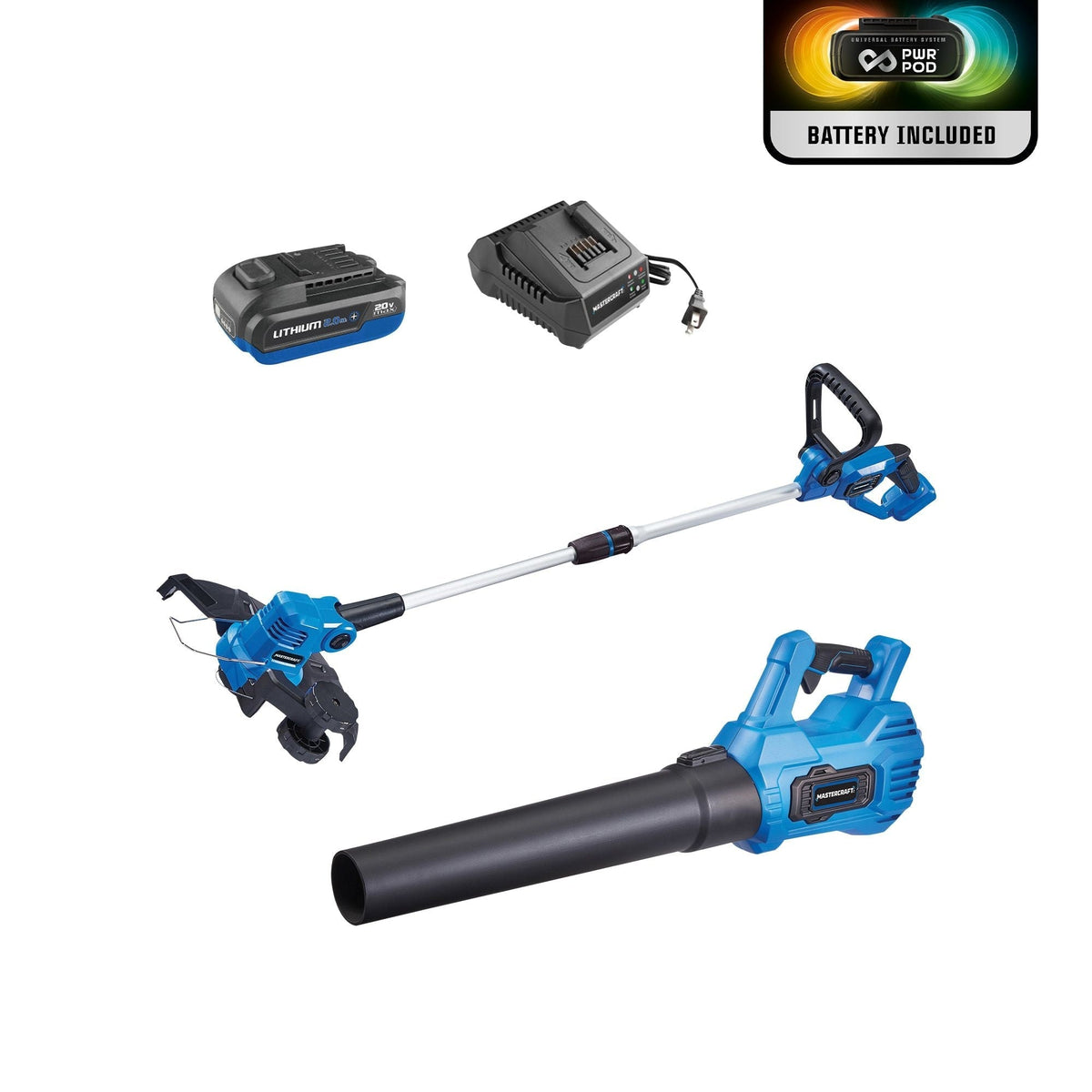 Leaf Blower, 20V, 2 Ah, Cordless - Item 0003320 B1
