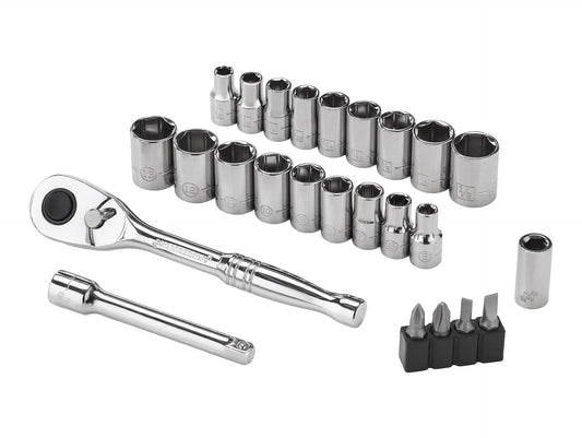 Socket Sets, 25 Piece - Item 0004358 T8